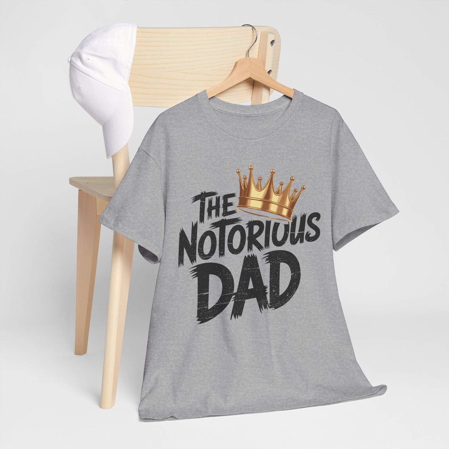 Old School Funny Hip Hop Fathers Day Notorious Dad T-Shirt