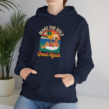 Funny Trump Make The Gulf Great Again Hoodie