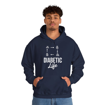 Funny Diabetic Type 1 Diabetes T1D Diabetes Awareness Hoodie