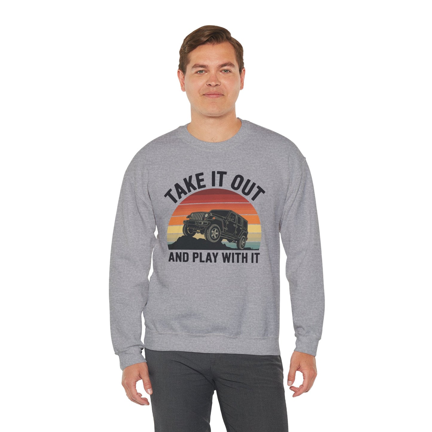 Catch Some Rays Vintage Retro Take It Out And Play Sweatshirt