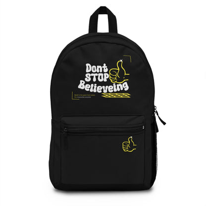 Donn't Stop Believing Backpack for Men Women
