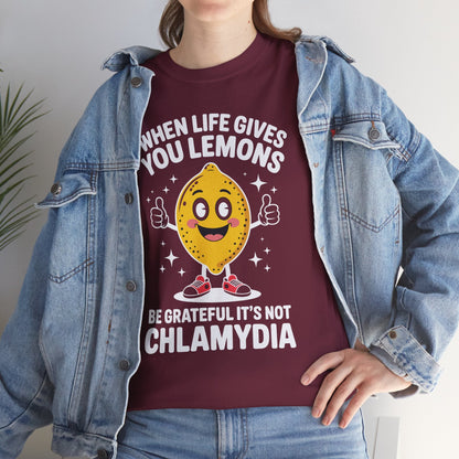 Lemons and Chlamydia Absurd Offensive Meme Sarcastic Edgy T-Shirt