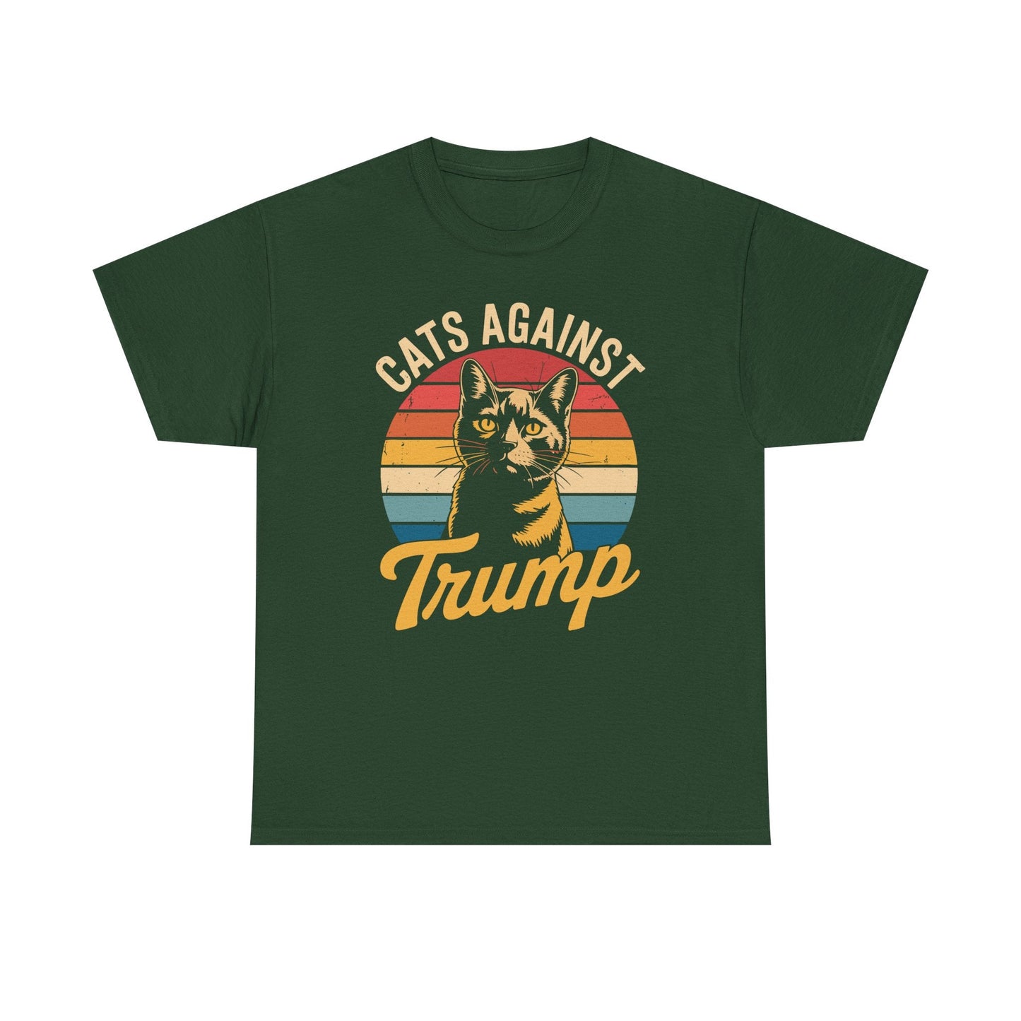 Cats Against Trump Funny Anti Trump Election Funny Cat T-Shirt