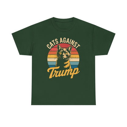 Cats Against Trump Funny Anti Trump Election Funny Cat T-Shirt