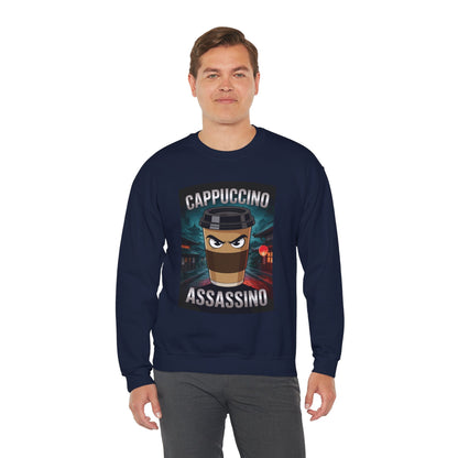Cappuccino Assassino Coffee Lovers Italian Brainrot Meme Sweatshirt
