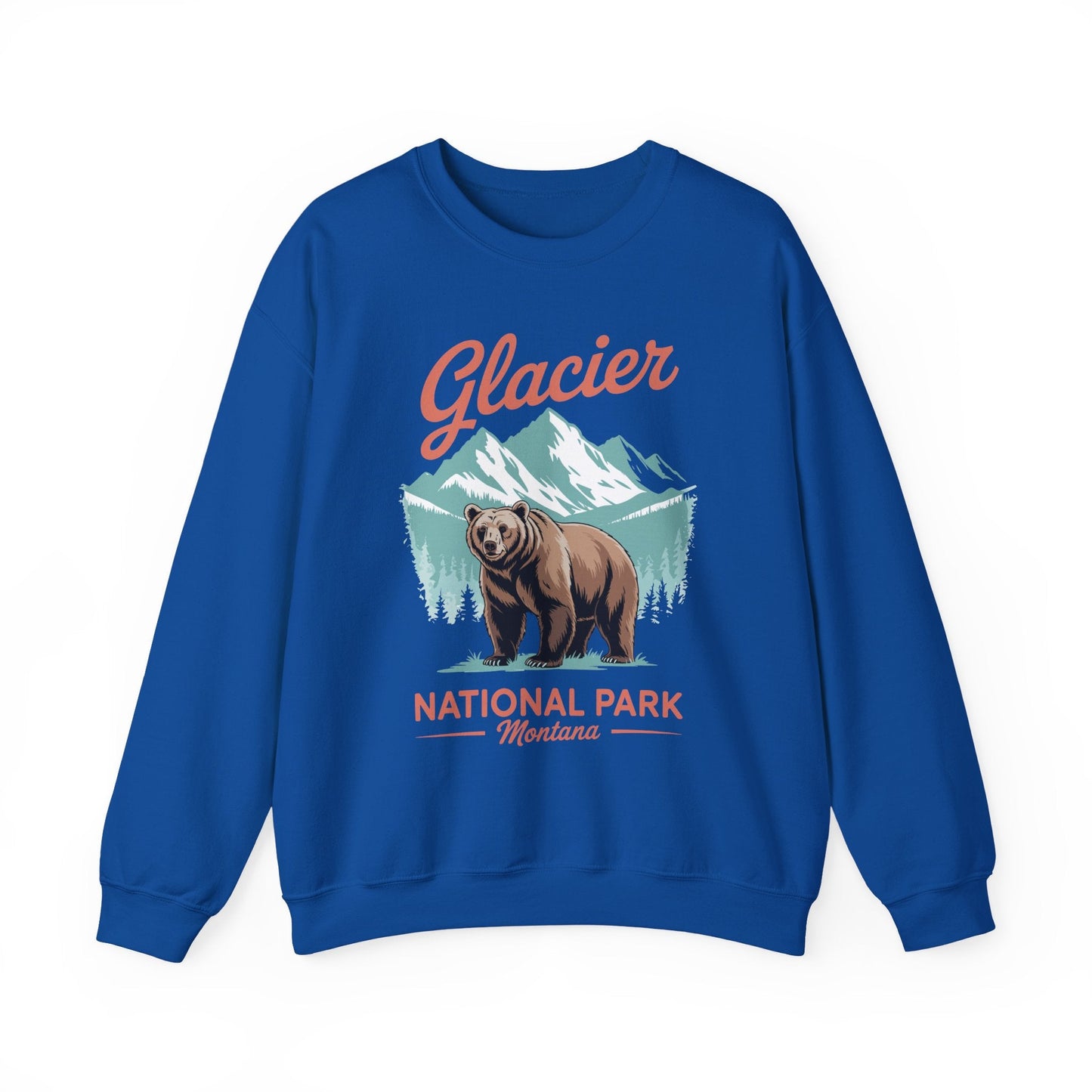 Glacier National Park retro Sweatshirt
