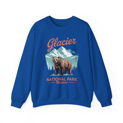Glacier National Park retro Sweatshirt