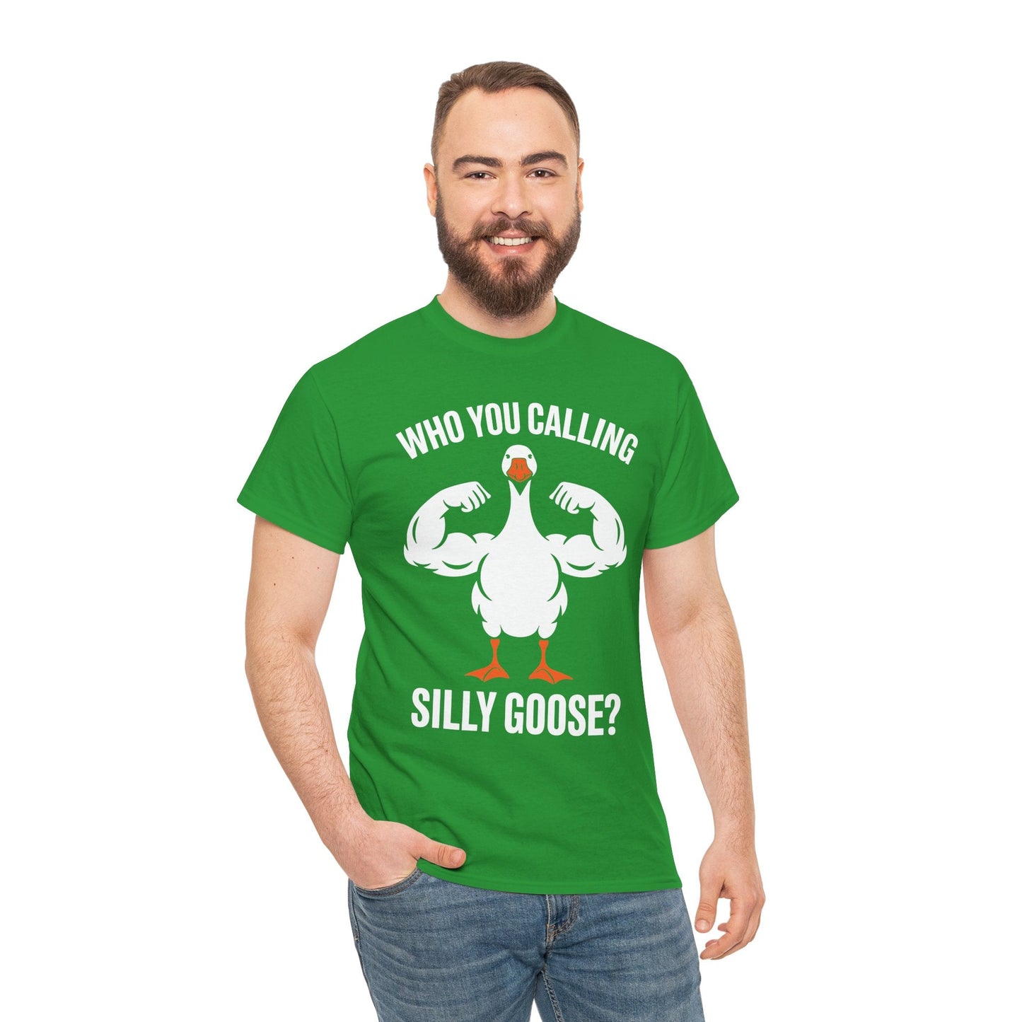 Who You Calling Silly Goose Funny Gym Meme T-Shirt