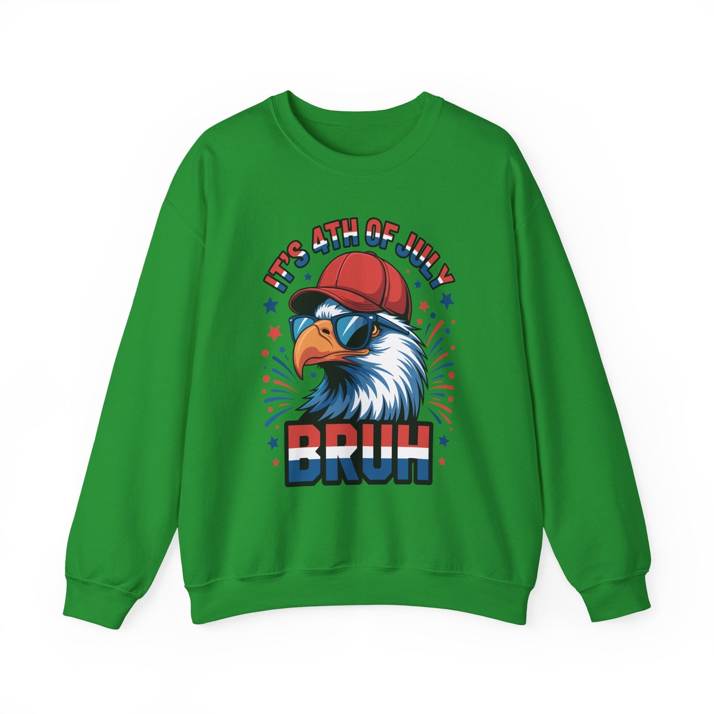 Bruh 4th Of July Fourth Of July Bald Eagle Sweatshirt