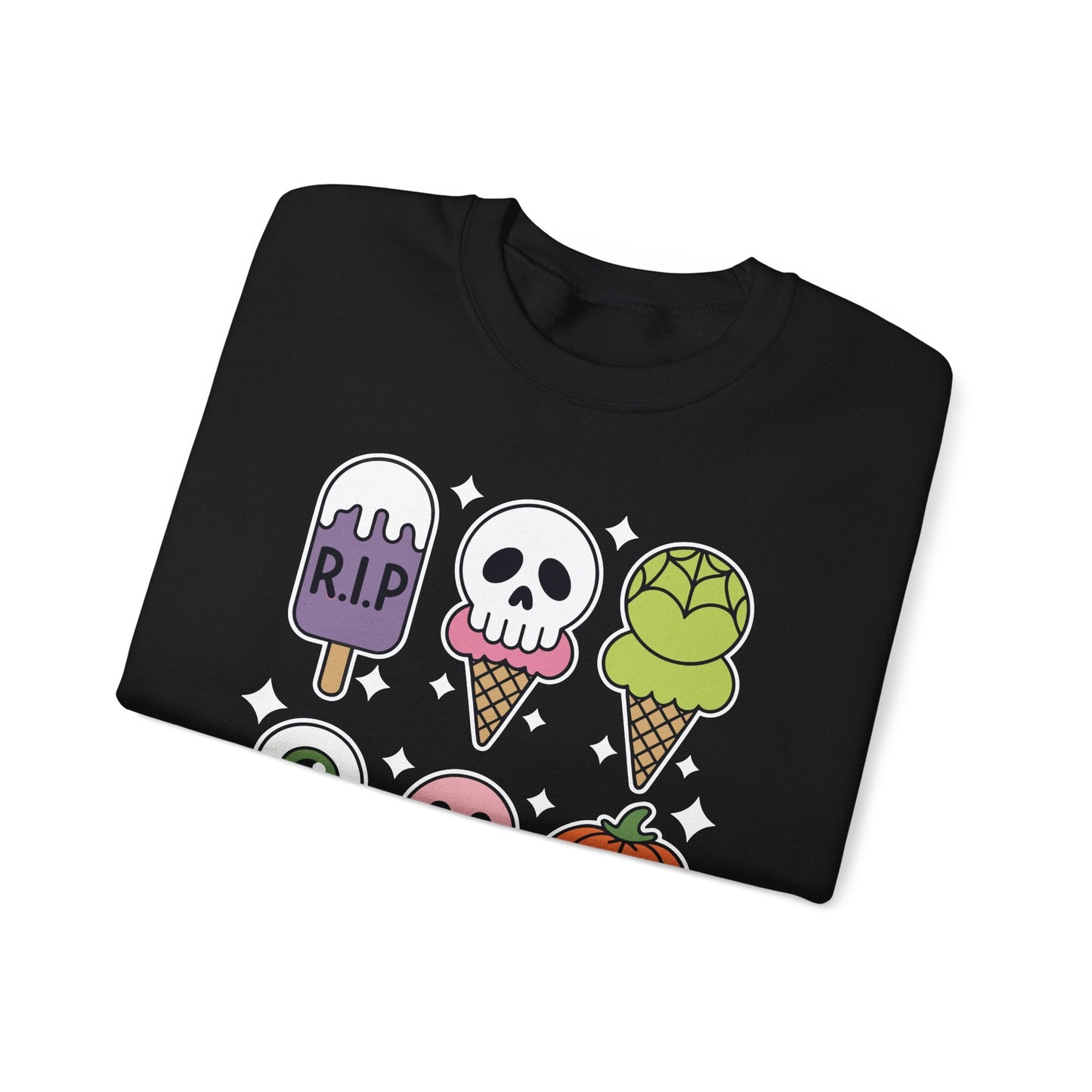 Horror Movie Summer Popsicle Halloween Ice Cream Summer-ween Sweatshirt for Men Women