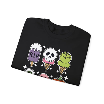 Horror Movie Summer Popsicle Halloween Ice Cream Summer-ween Sweatshirt for Men Women