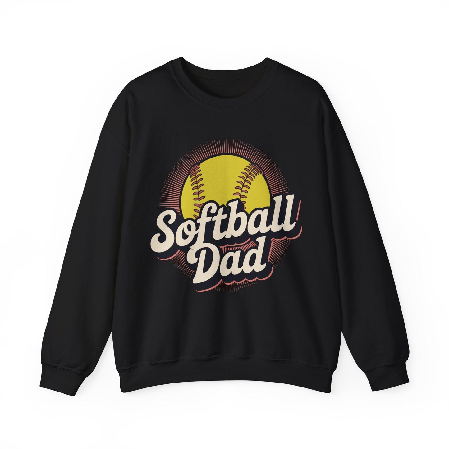Funny Fathers Day Softball Dad Gift From Daughter Son Wife Sweatshirt