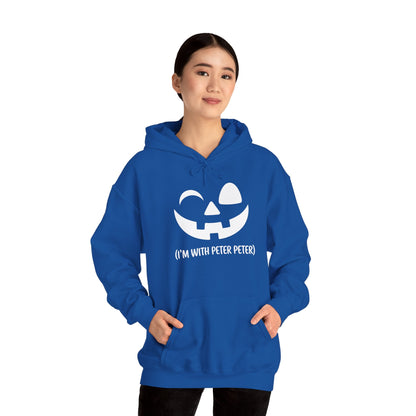 Im With Peter Couple Halloween Adult Eater Pumpkin Hoodie