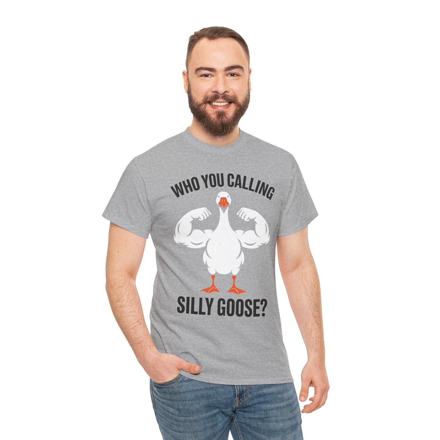Who You Calling Silly Goose Funny Gym Meme T-Shirt