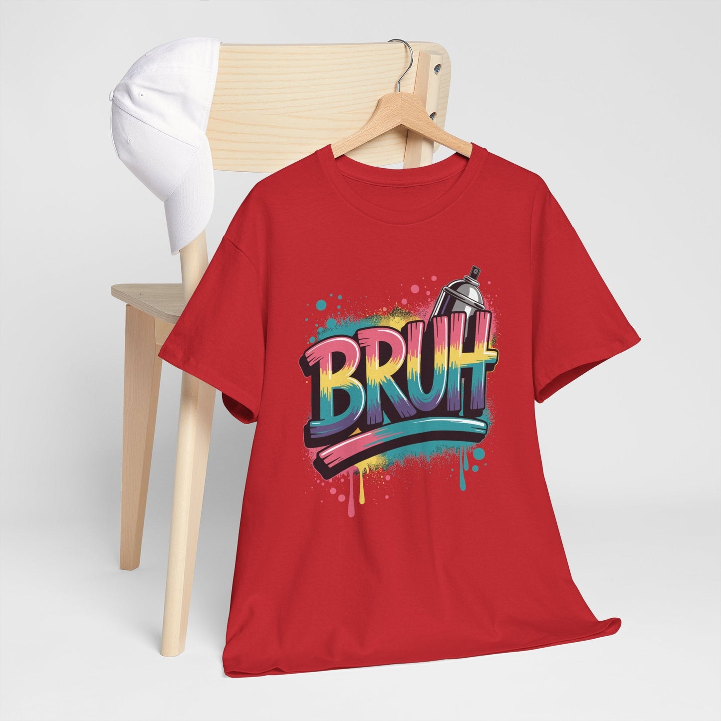 Bruh Graffiti Funny Saying Street Art Meme Men Boys T-Shirt
