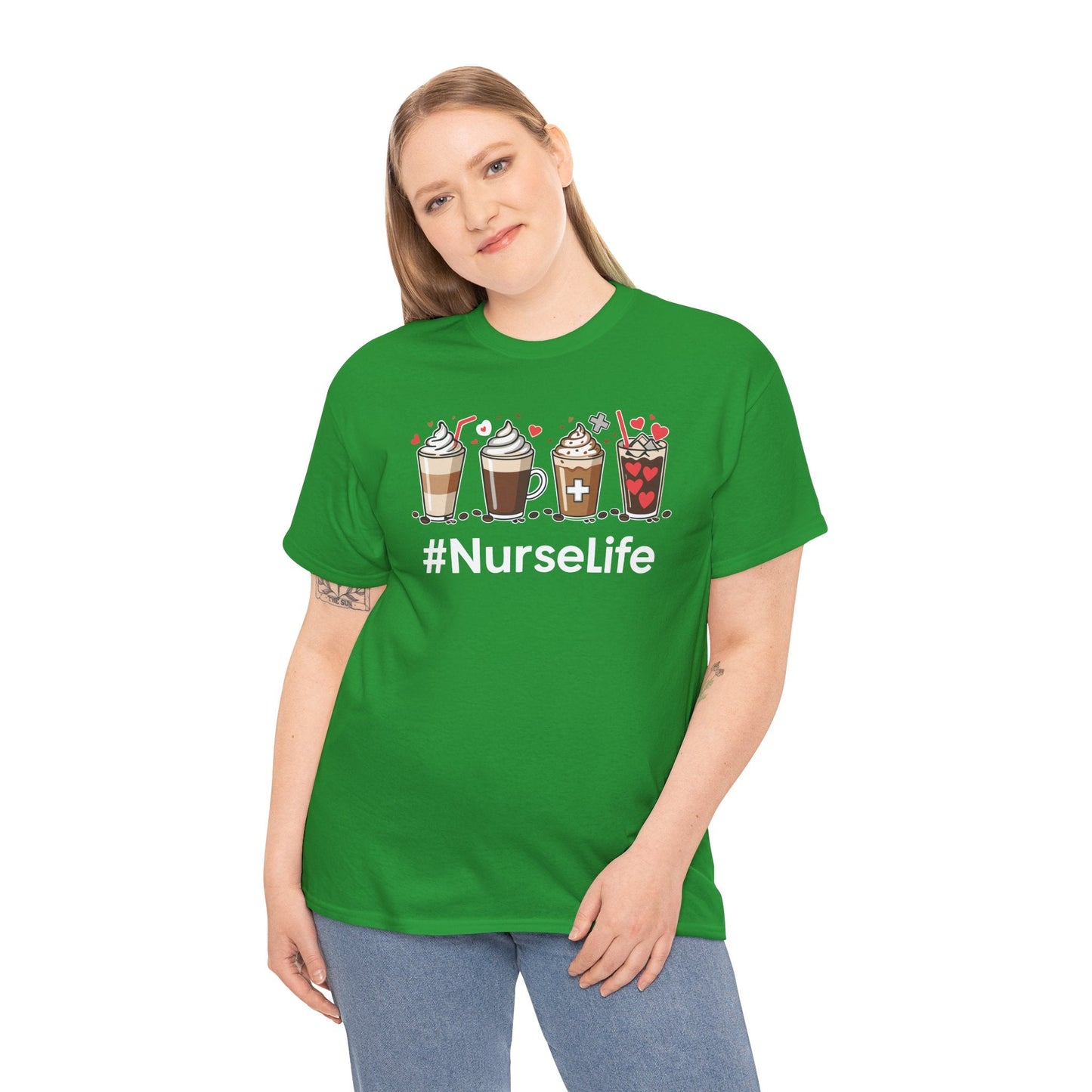 Nurse Life Funny Coffee Nurses Fuel Registered Nurse Medical T-Shirt