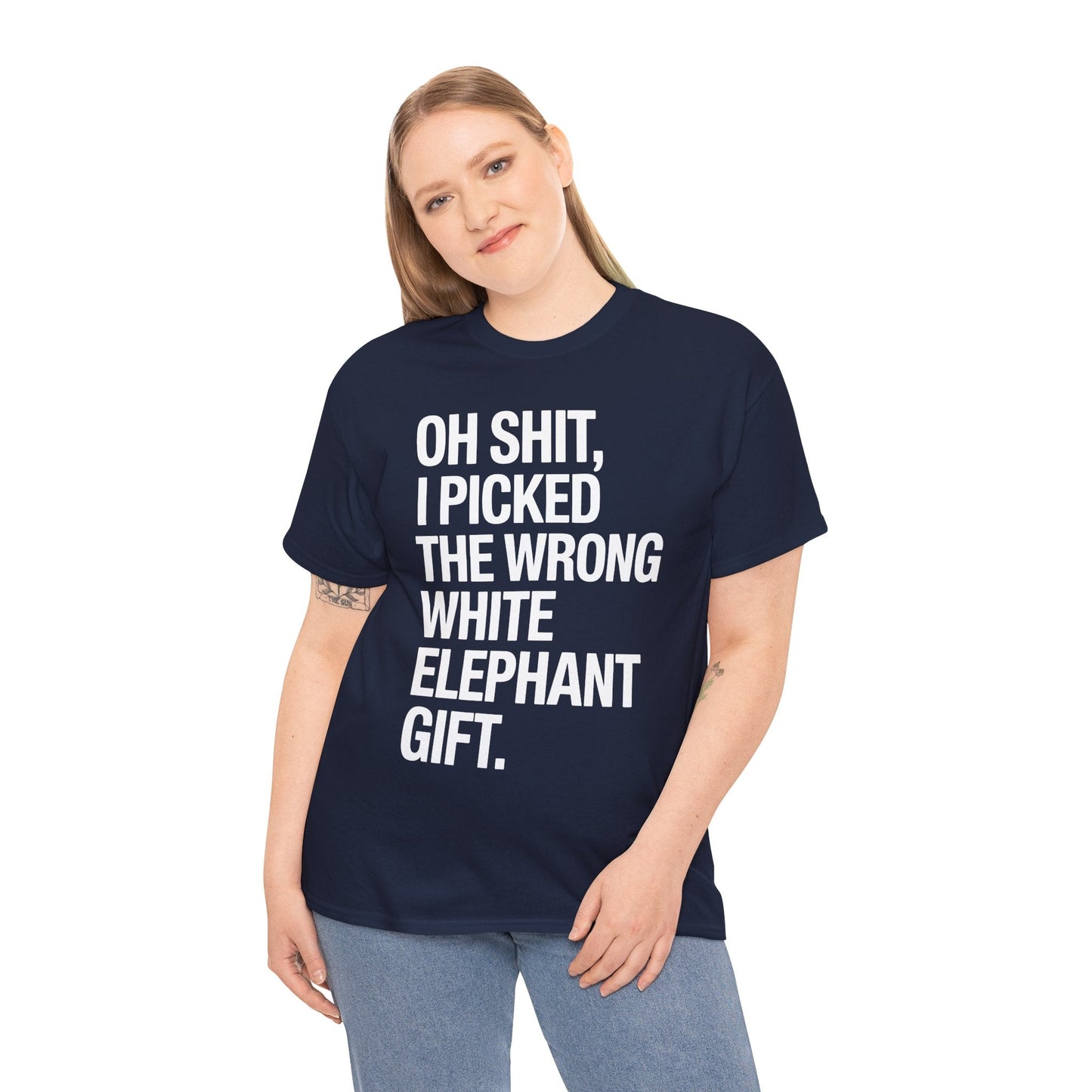 Oh Shit Funny White Elephant Gifts for Adults Under 15 20 T-Shirt