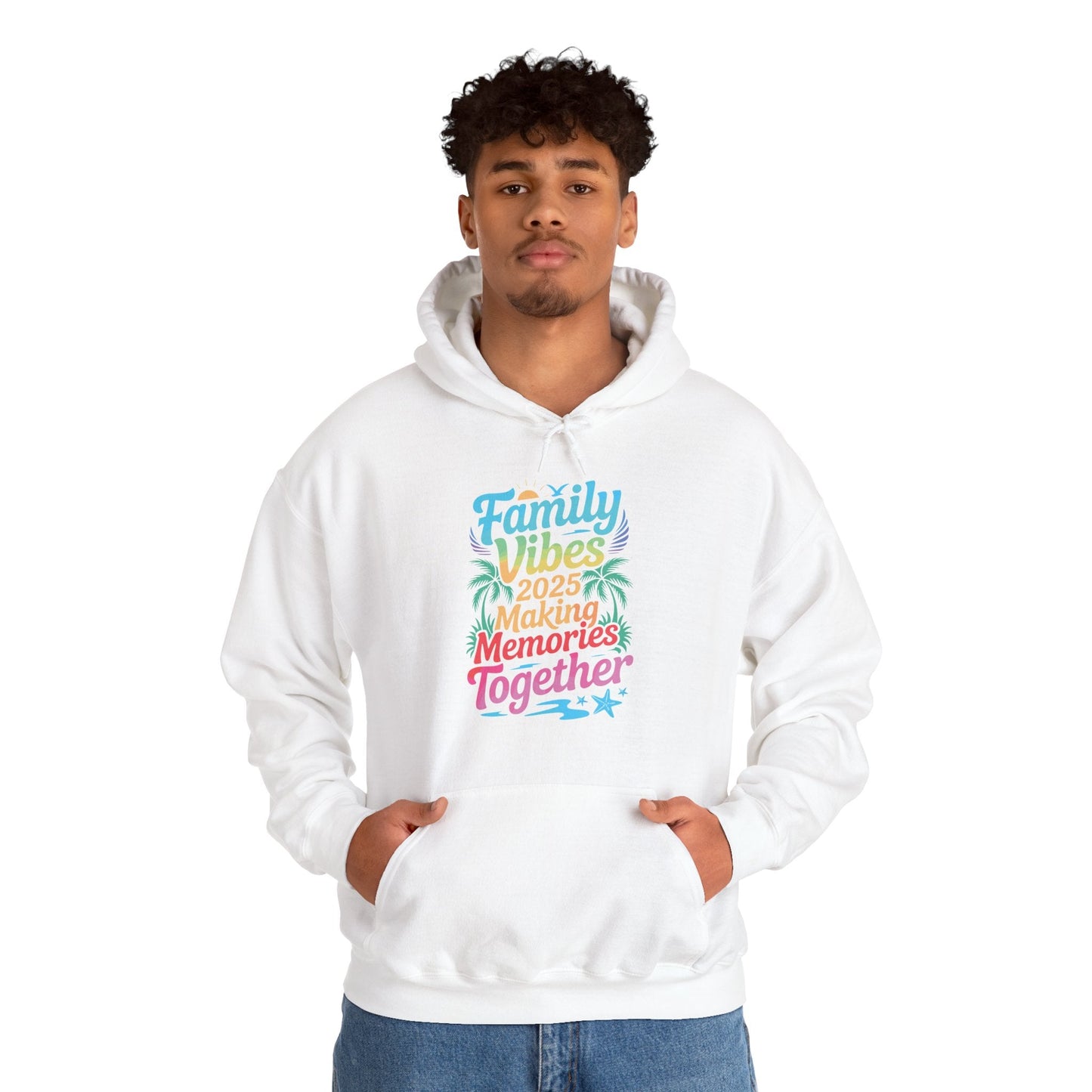 Family 2025 Vibes Family Reunion Vacation Making Memories Hoodie