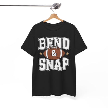 Funny Game Day Touchdown Season Cute Bend and Snap Football T-Shirt