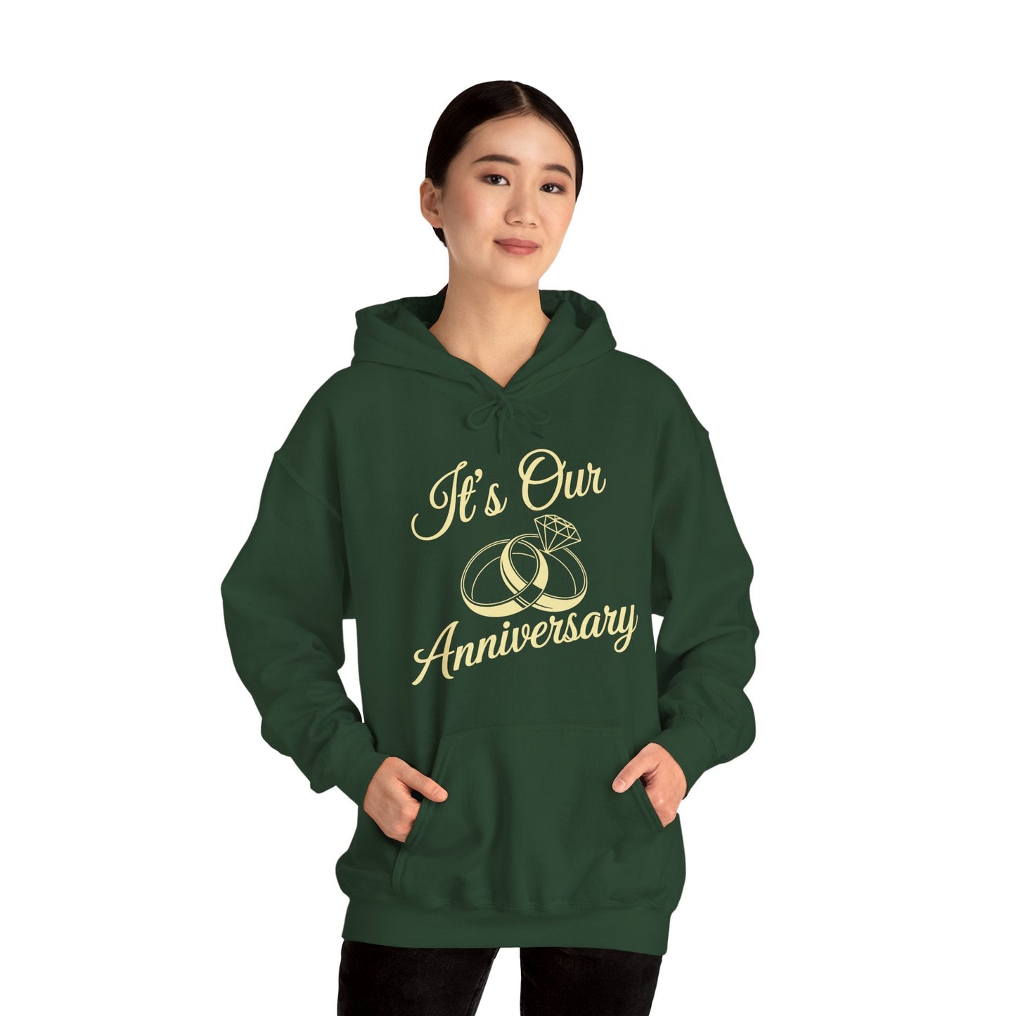 It's Our Anniversary Shirts for Married Couples Husband Wife Hoodie