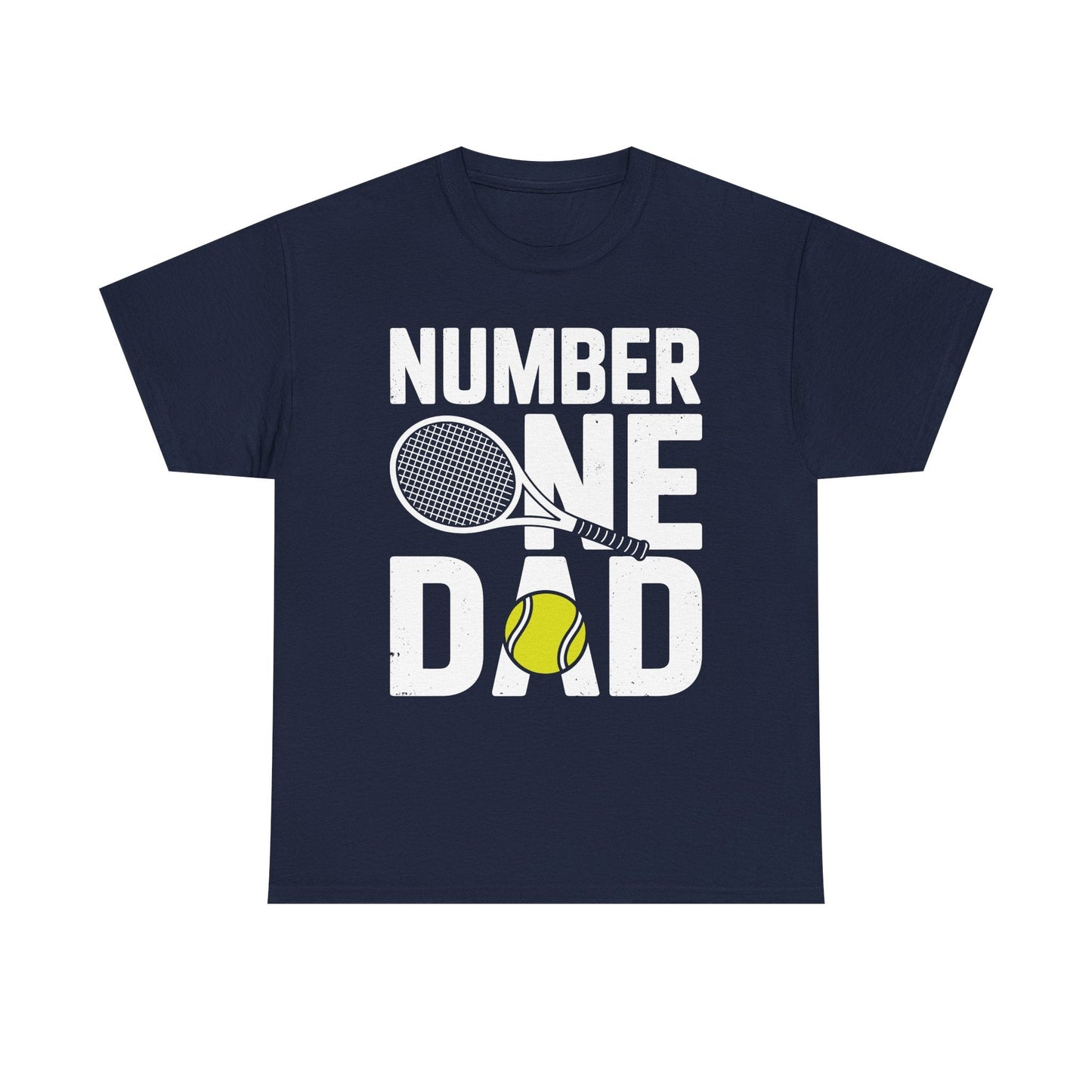 Tennis Dad Number One Daddy with Tennis Sayings Fathers Day T-Shirt