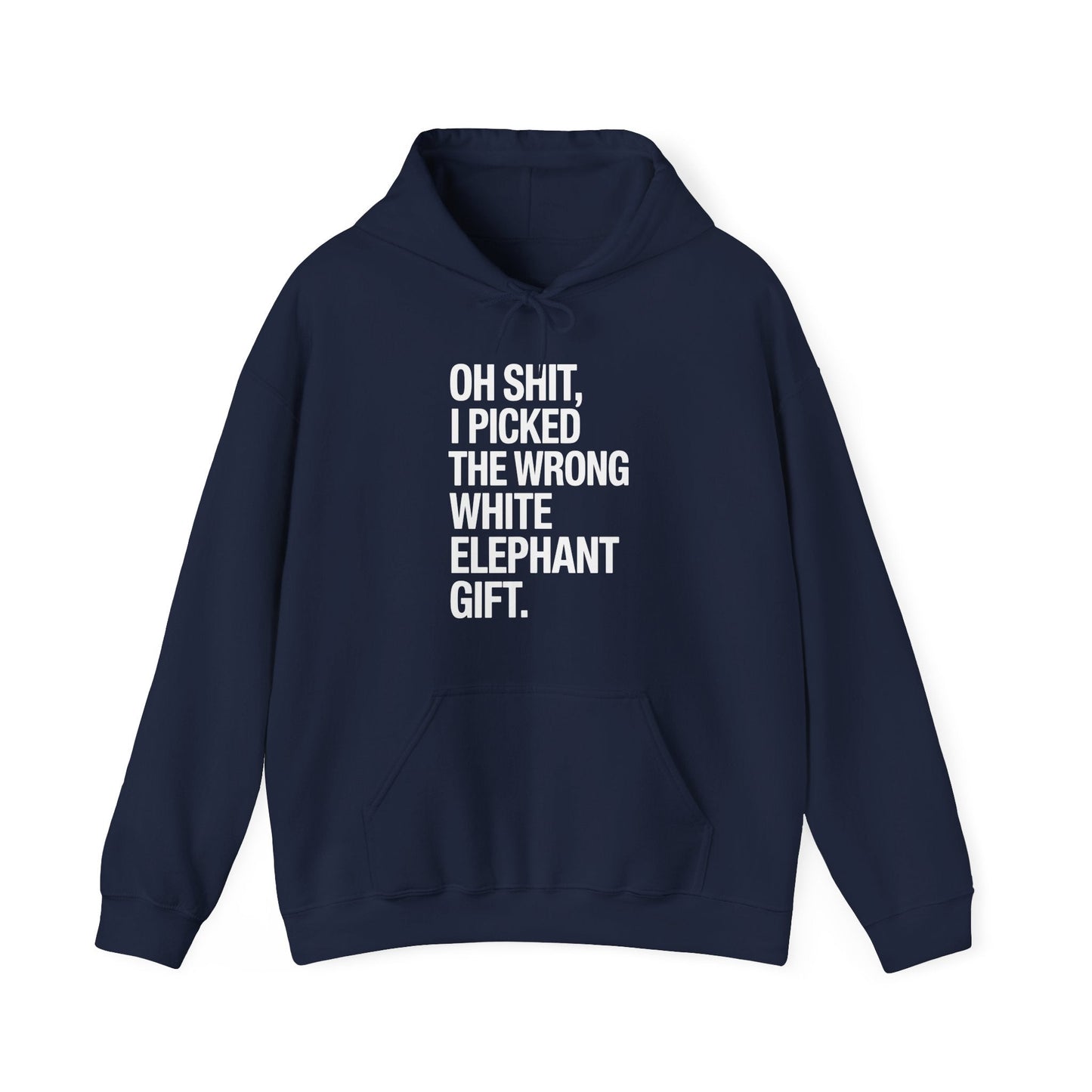 Oh Shit Funny White Elephant Gifts for Adults Under 15 20 Hoodie