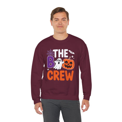 Halloween The Boo Crew Cute Ghost Spooky Family Matching Sweatshirt