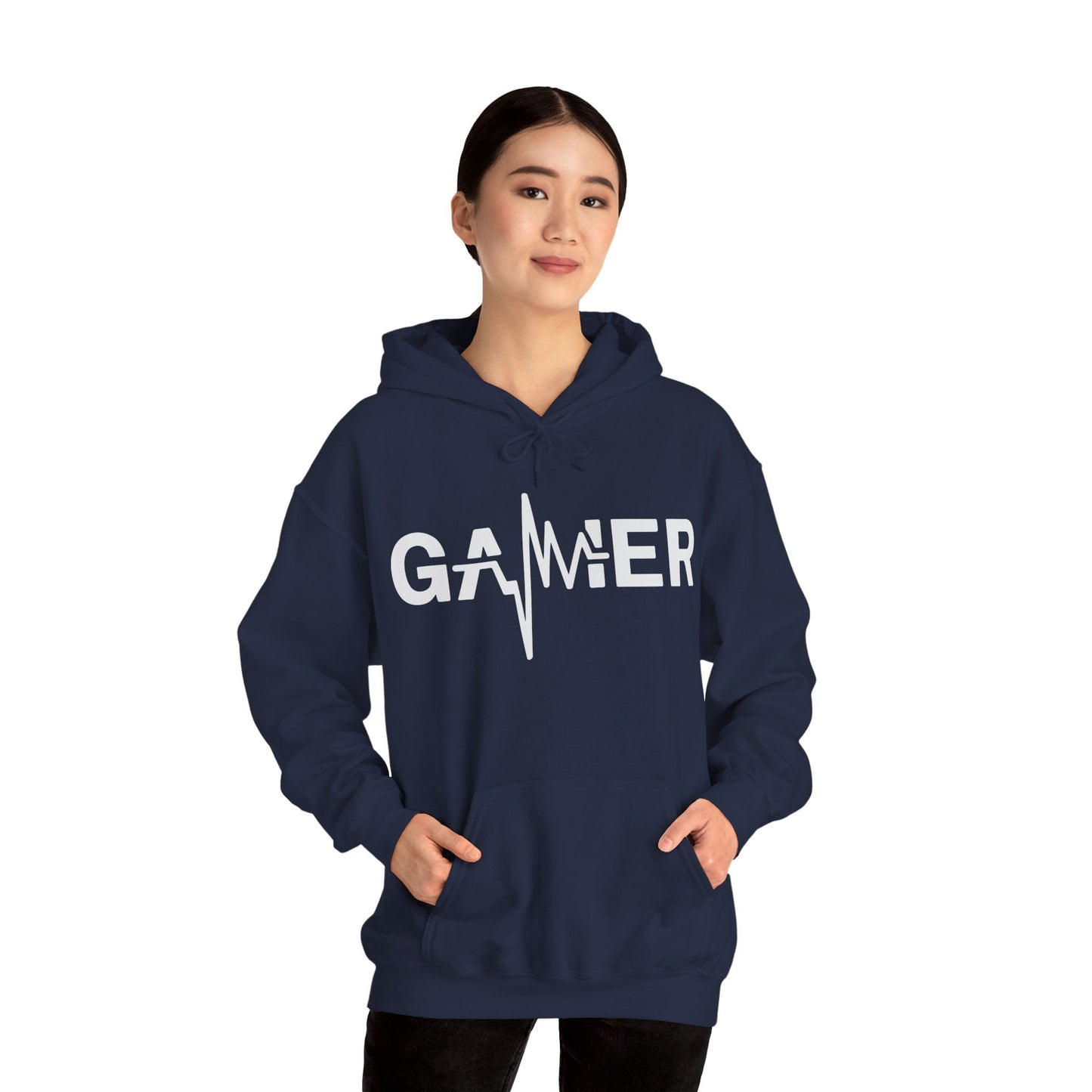 Gamer Heartbeat Video Games Graphic Hoodie