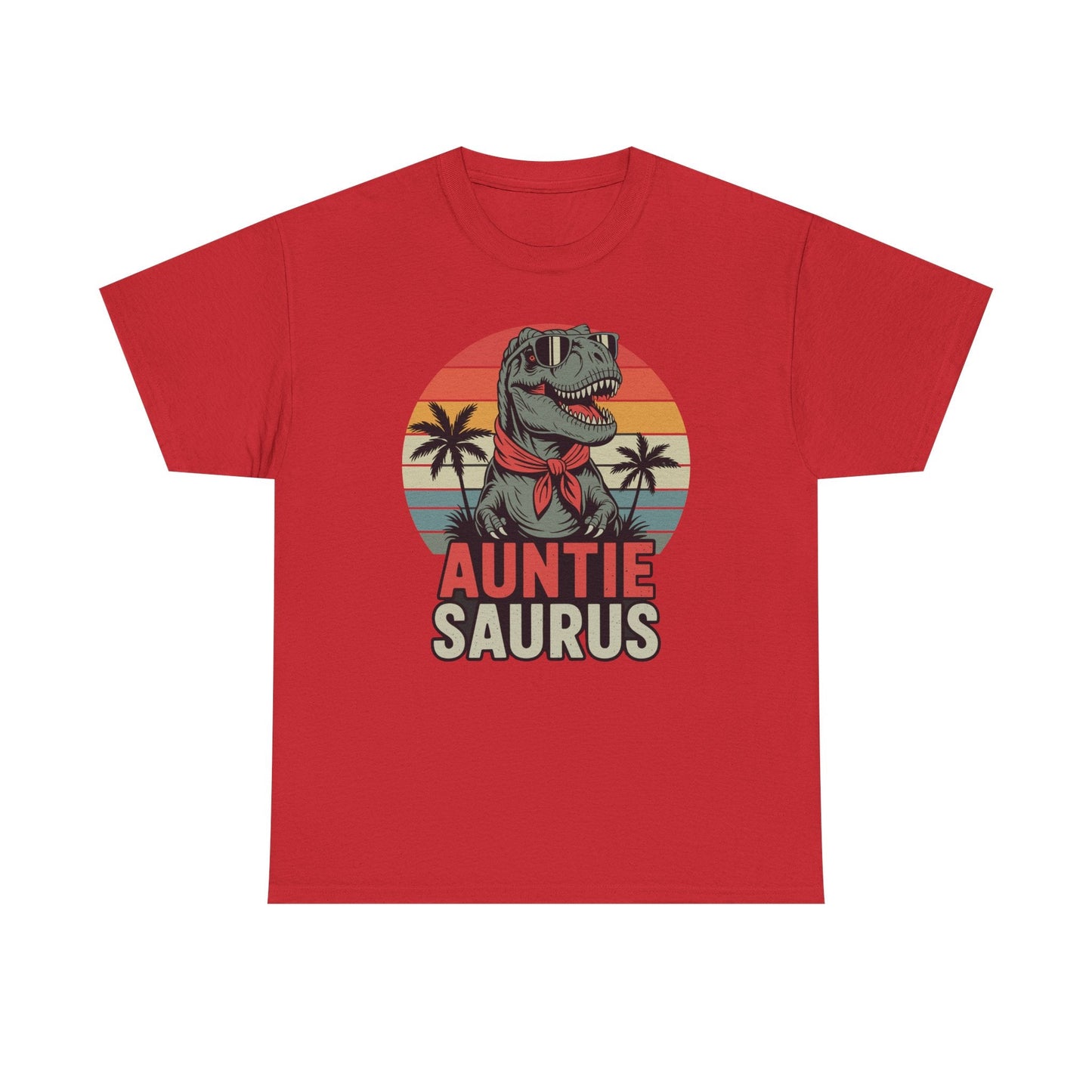 Auntiesaurus T Rex Dinosaur Auntie Saurus Family Matching T-Shirt