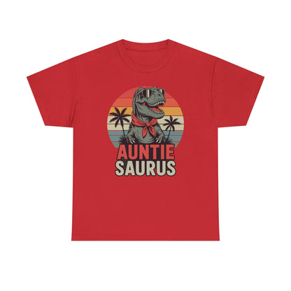 Auntiesaurus T Rex Dinosaur Auntie Saurus Family Matching T-Shirt