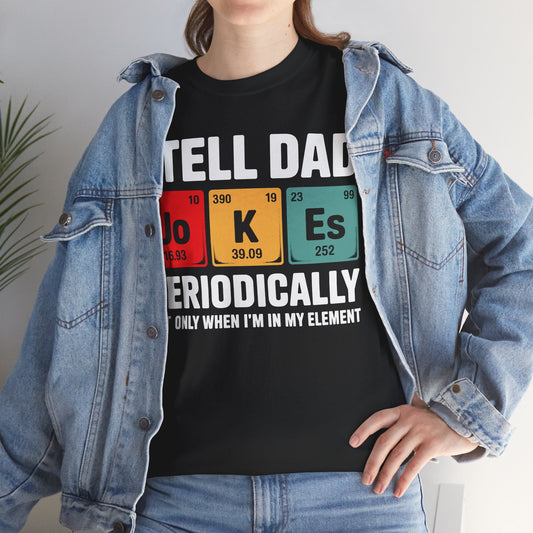 I Tell Dad Jokes Periodically Element Vintage Father's Day T-Shirt