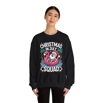 Christmas In July 2025 Squad Summer Beach Vacation Xmas Cool Sweatshirt