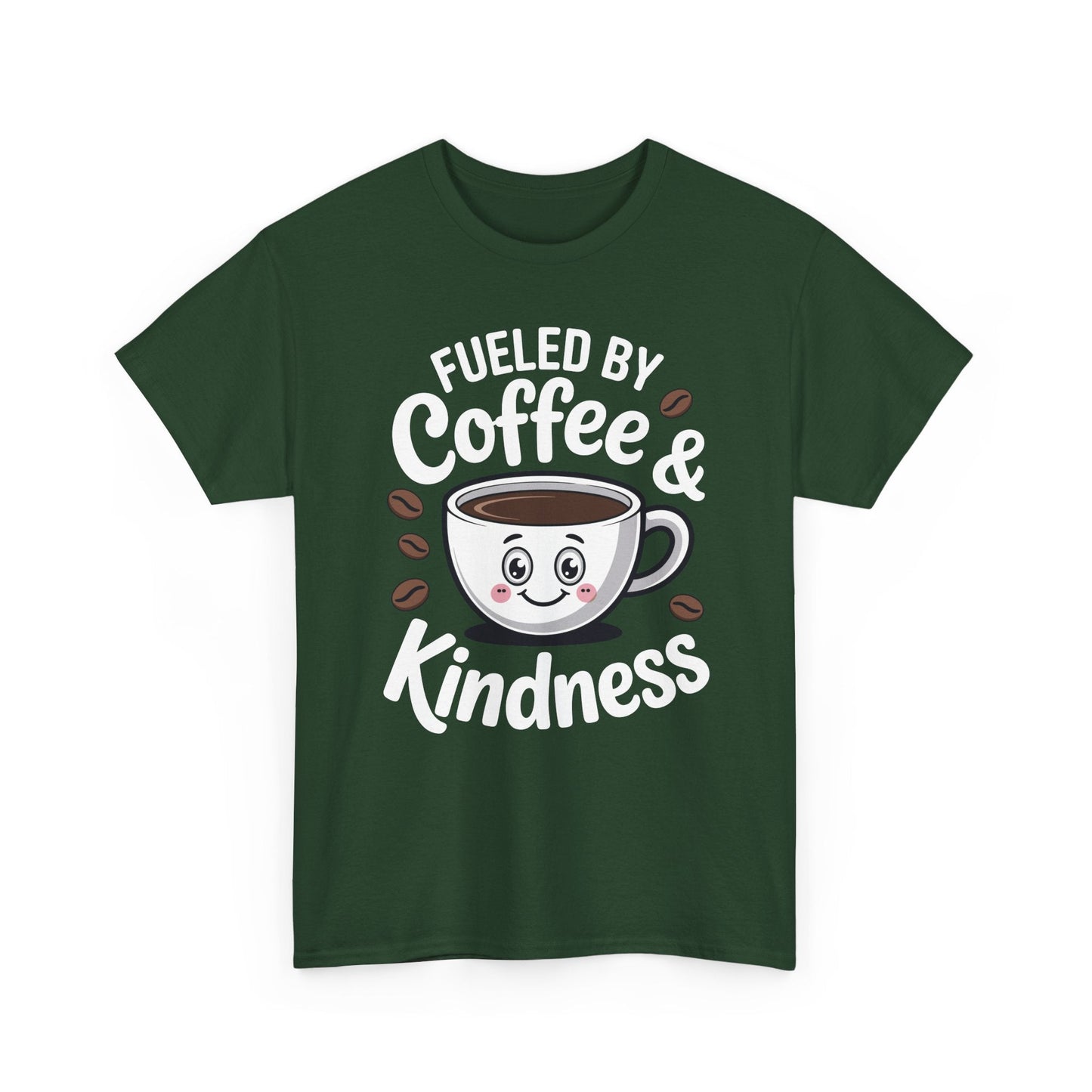 Funny Coffee Lover Fueled by Coffee And Kindness T-Shirt