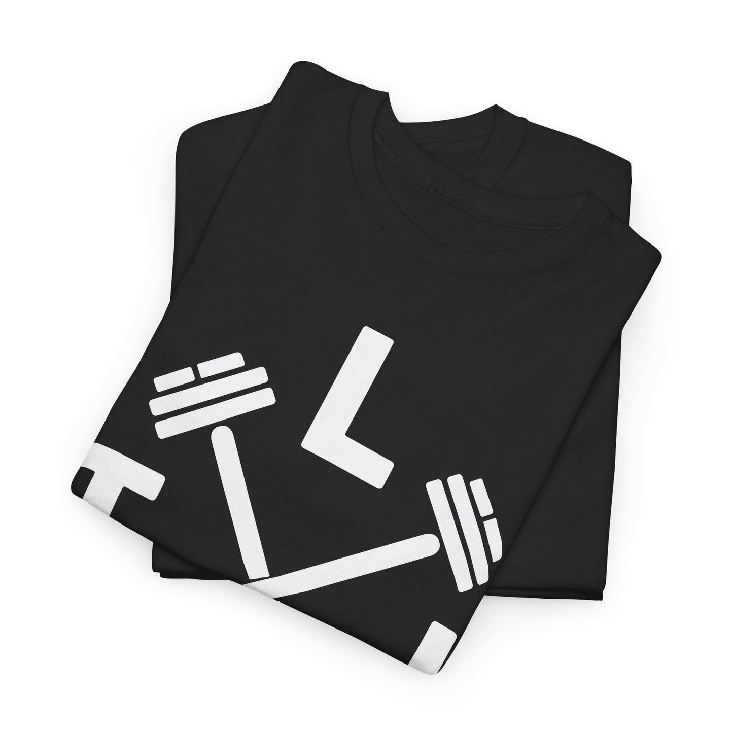 LIFT Weightlifting Fitness Barbells Crossed Circle T-Shirt