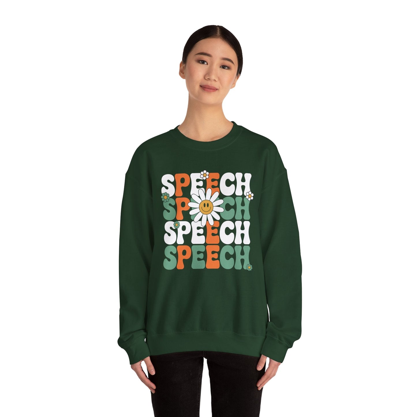 Speech Therapy Retro Speech Language Pathologist Therapist Sweatshirt