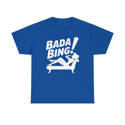 Funny Vintage Bada Sarcastic Bing Retro Sexy Girl Bada Bam T-Shirt