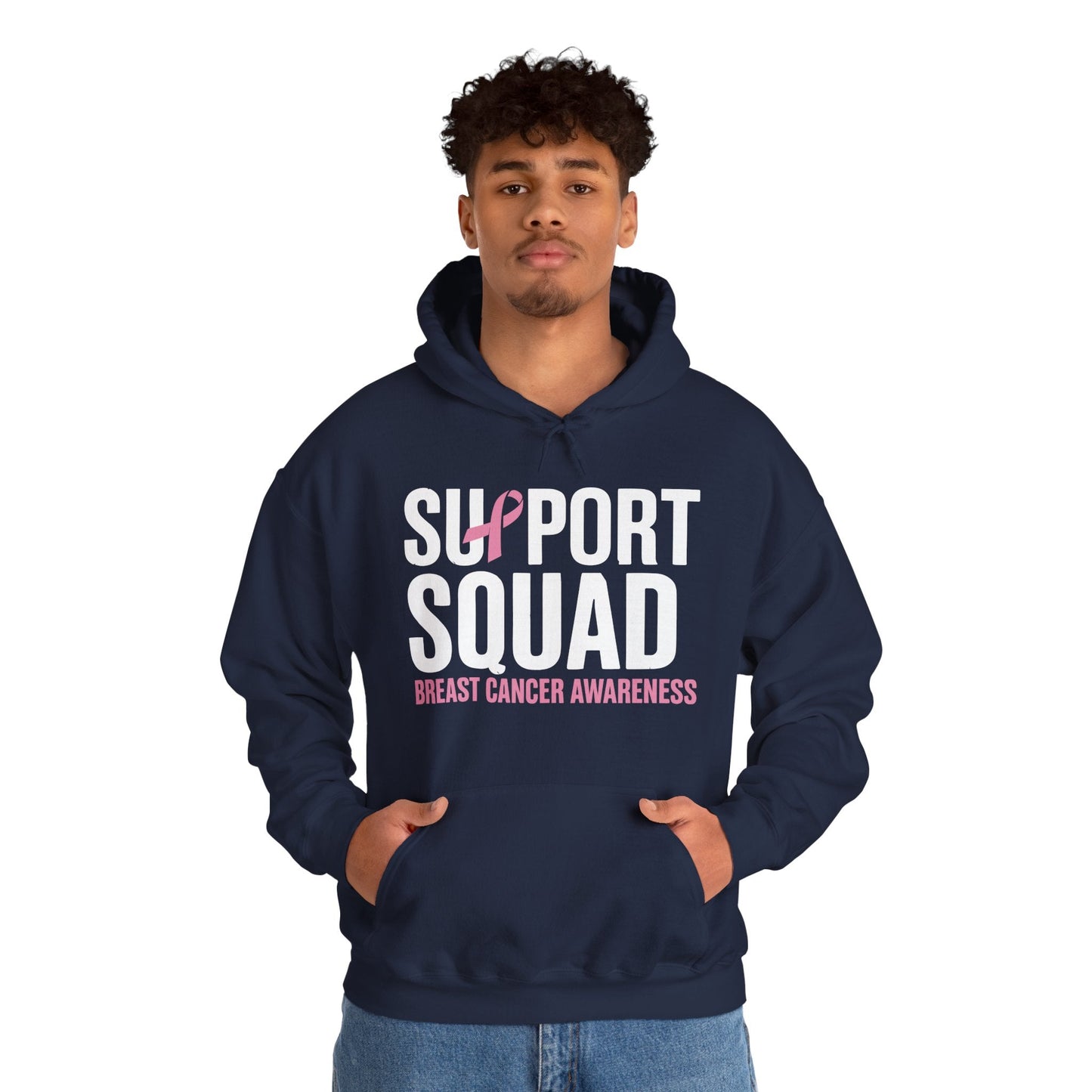 Breast Cancer Shirts Support Squad Breast Cancer Awareness Hoodie