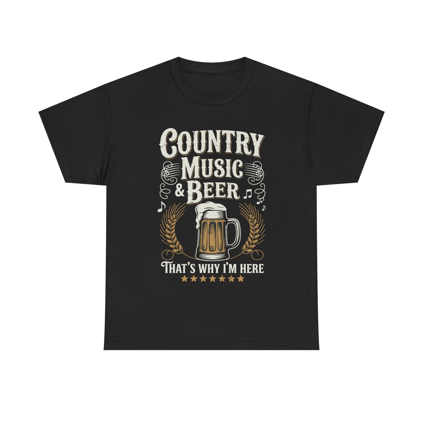 Vintage Country Music and Beer That's Why I'm Here Legends T-Shirt
