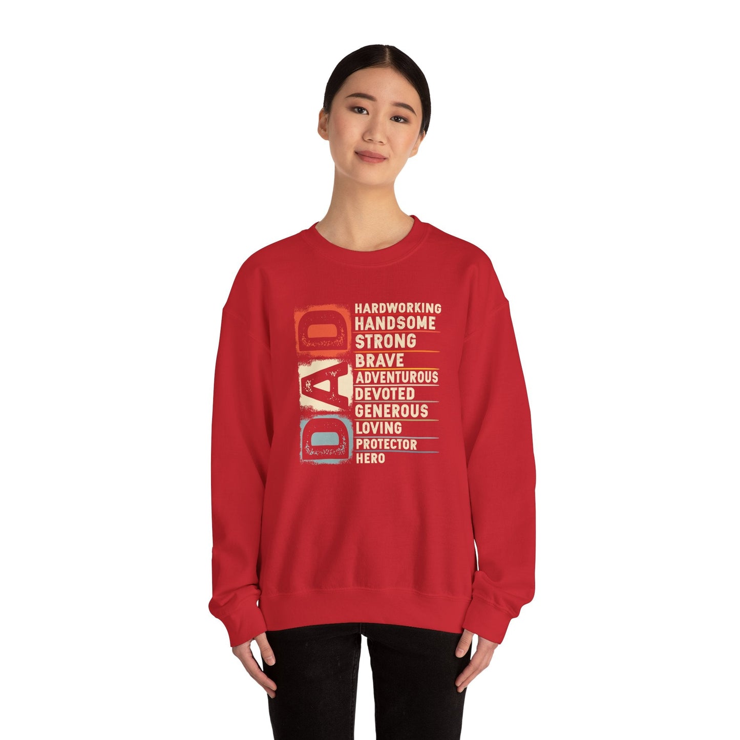 Vintage Funny Definition of Dad Retro Meme Joke Father's Day Sweatshirt