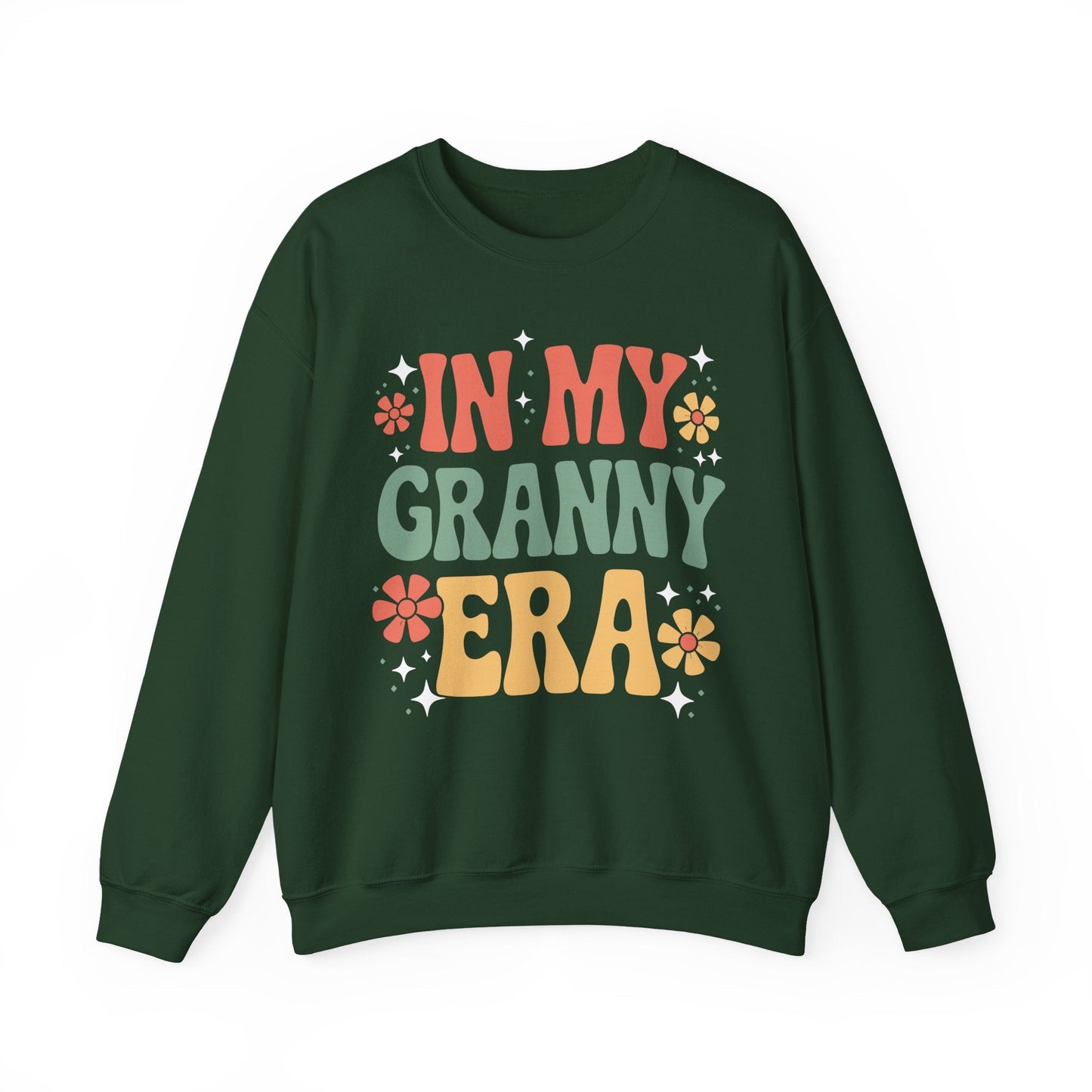 In My Granny Era Funny Sarcastic Groovy Retro Mothers Day Sweatshirt