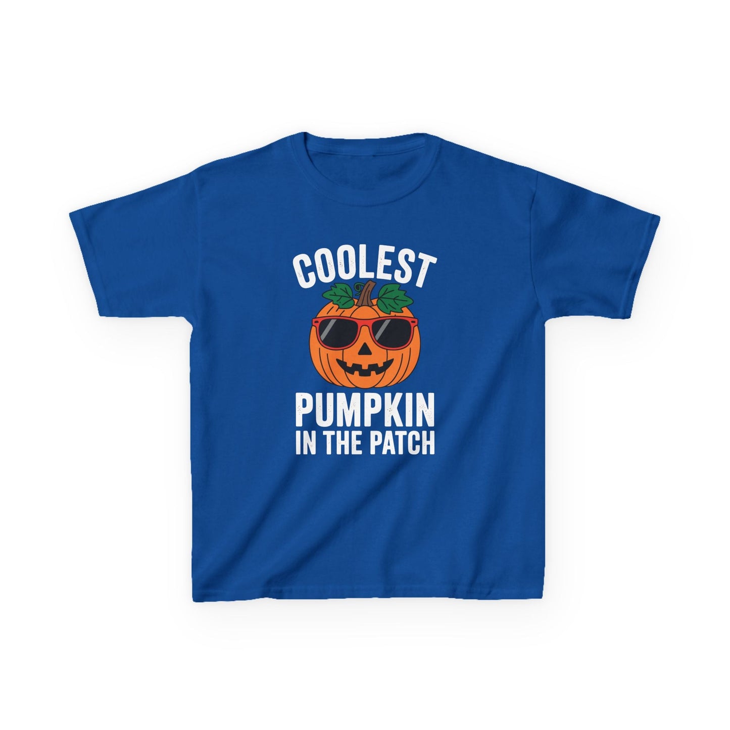 Kids Coolest Pumpkin In The Patch Halloween For Boys Girls T-Shirt