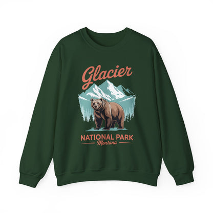 Glacier National Park retro Sweatshirt