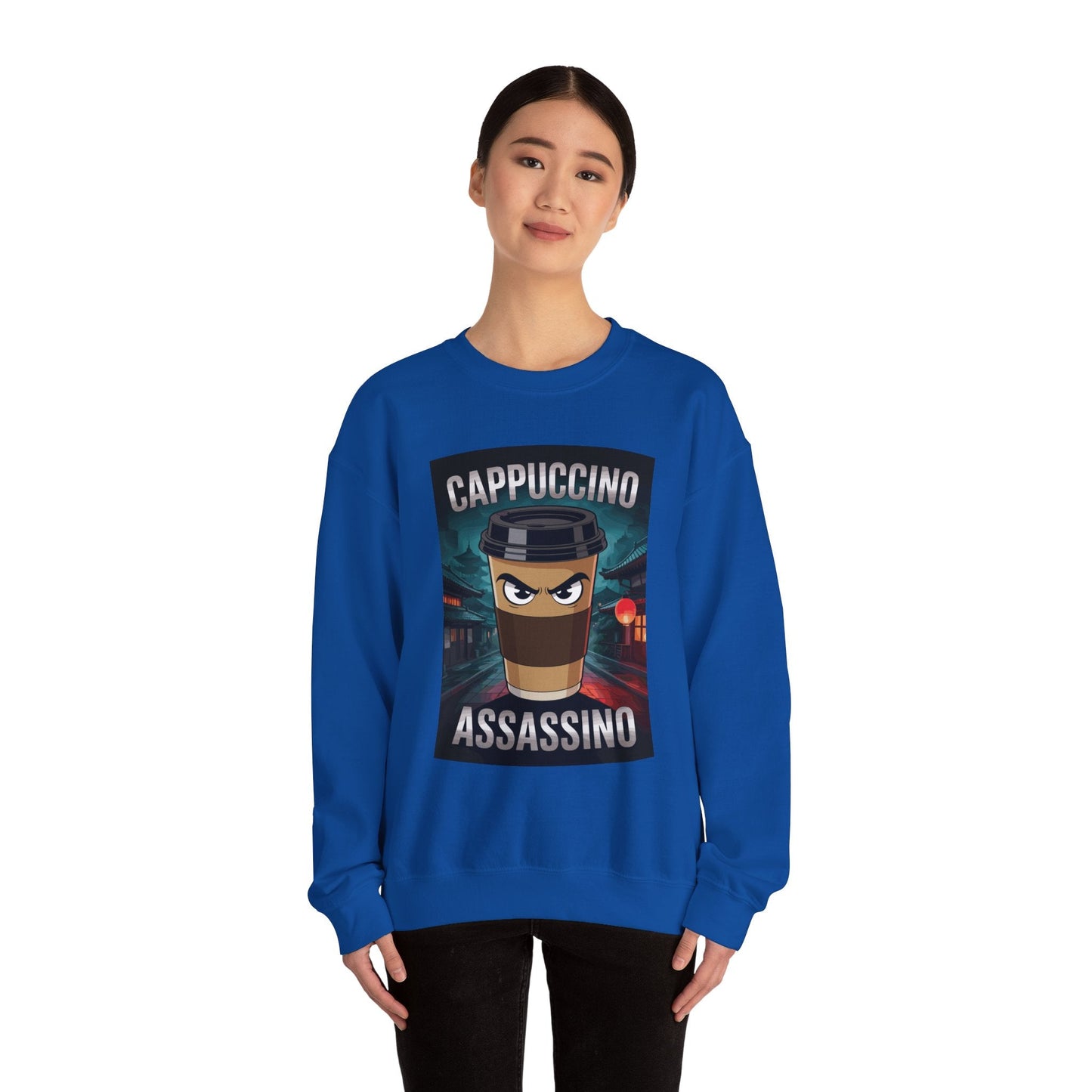 Cappuccino Assassino Coffee Lovers Italian Brainrot Meme Sweatshirt