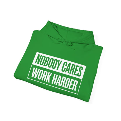 Nobody Cares Work Harder Fitness Workout Gym Gift Hoodie