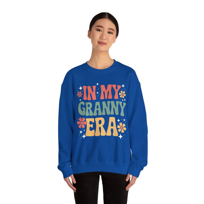 In My Granny Era Funny Sarcastic Groovy Retro Mothers Day Sweatshirt
