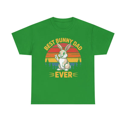 Best Bunny Dad Ever Funny Rabbit Lover Dad Gift T-Shirt for Pet Owners