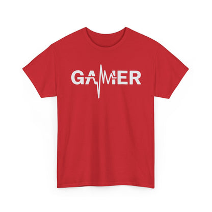 Gamer Heartbeat Video Games Graphic T-Shirt