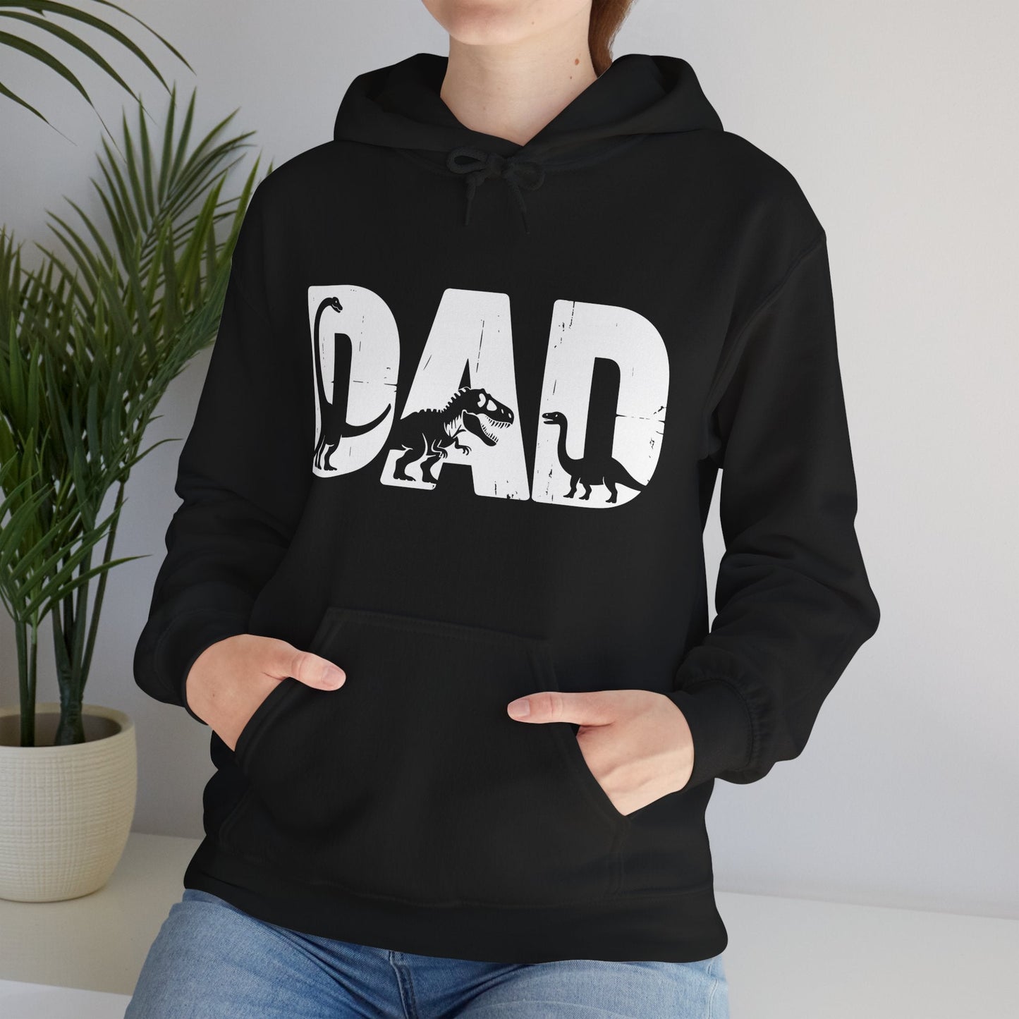 Dad Dinosaur Saurus Boys Girls Fathers Day Hoodie