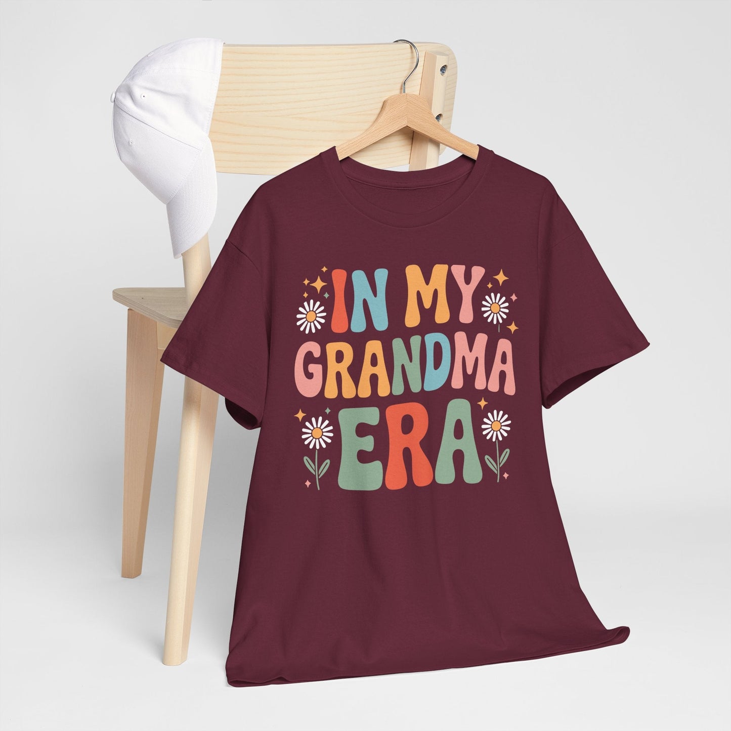 In My Grandma Era Funny Sarcastic Groovy Retro Mothers Day T-Shirt
