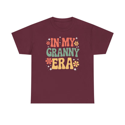 In My Granny Era Funny Sarcastic Groovy Retro Mothers Day T-Shirt